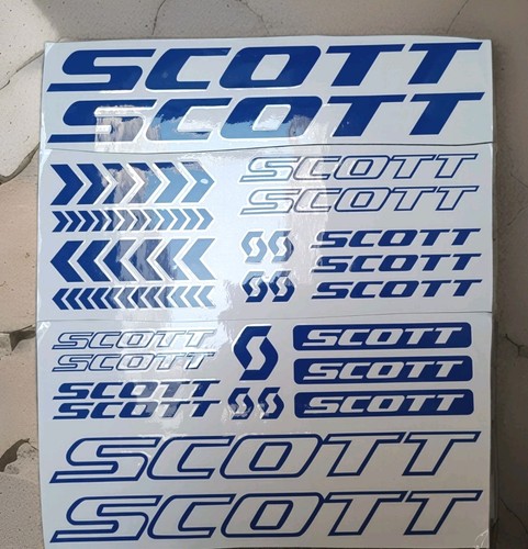 Scott sticker aufkleberset - scott,