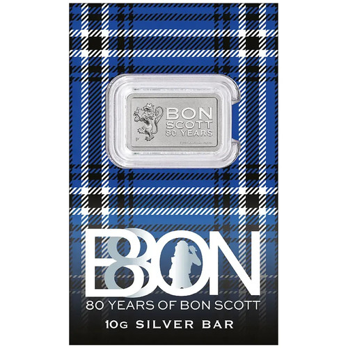 Perth mint silberbarren - mint, bon