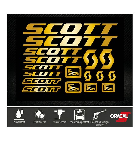 Scott premium aufkleber - scott,