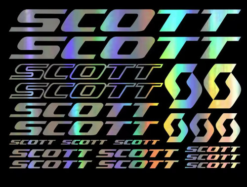 Scott sticker aufkleberset - sticker,