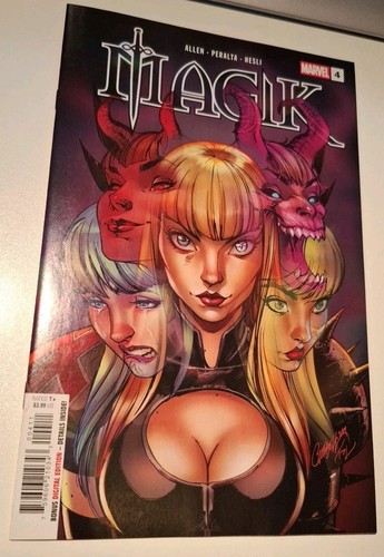 Marvel magik 4 cover - magik, #4