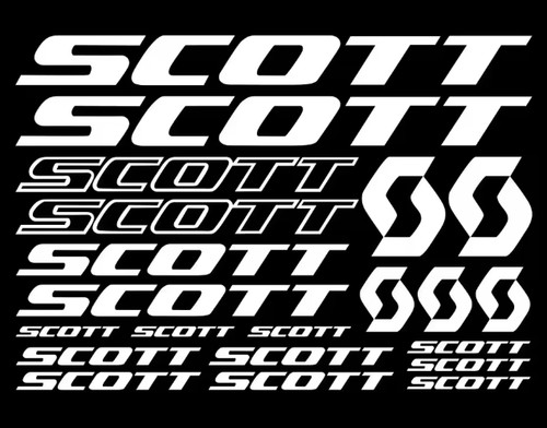 Scott sticker aufkleberset - sticker,