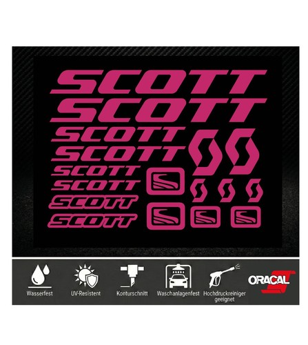 Scott premium aufkleber set - premium,