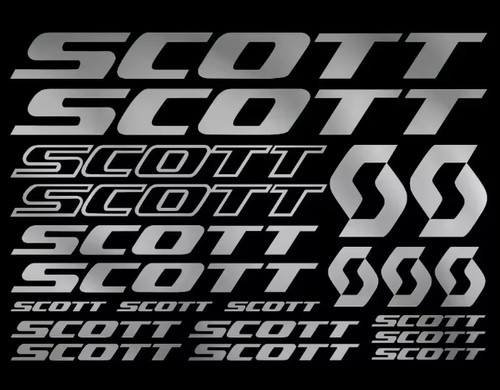 Scott sticker aufkleberset - sticker,