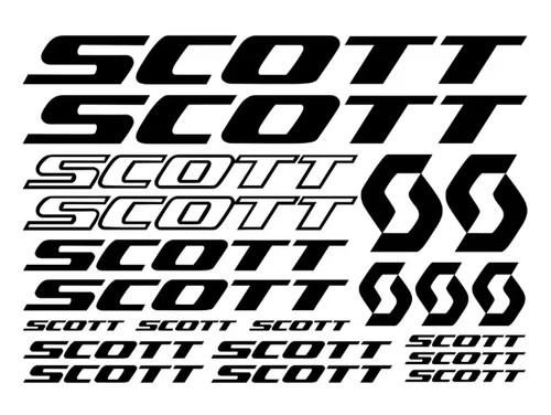 Scott sticker aufkleberset - sticker,
