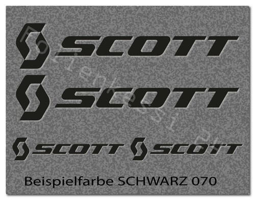 Scott aufkleber sticker - scott, 4