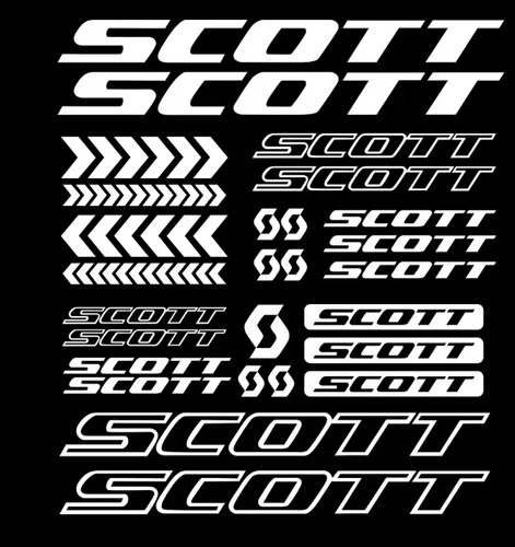 Scott sticker aufkleberset - scott,