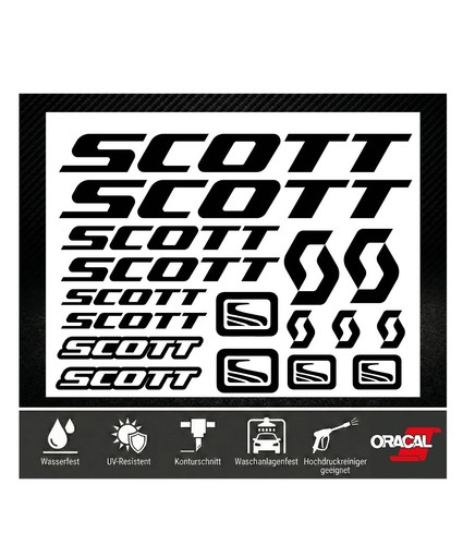 Scott premium aufkleber set - premium,