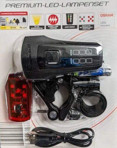 Fahrradleuchten set mit - fahrradleuchten,